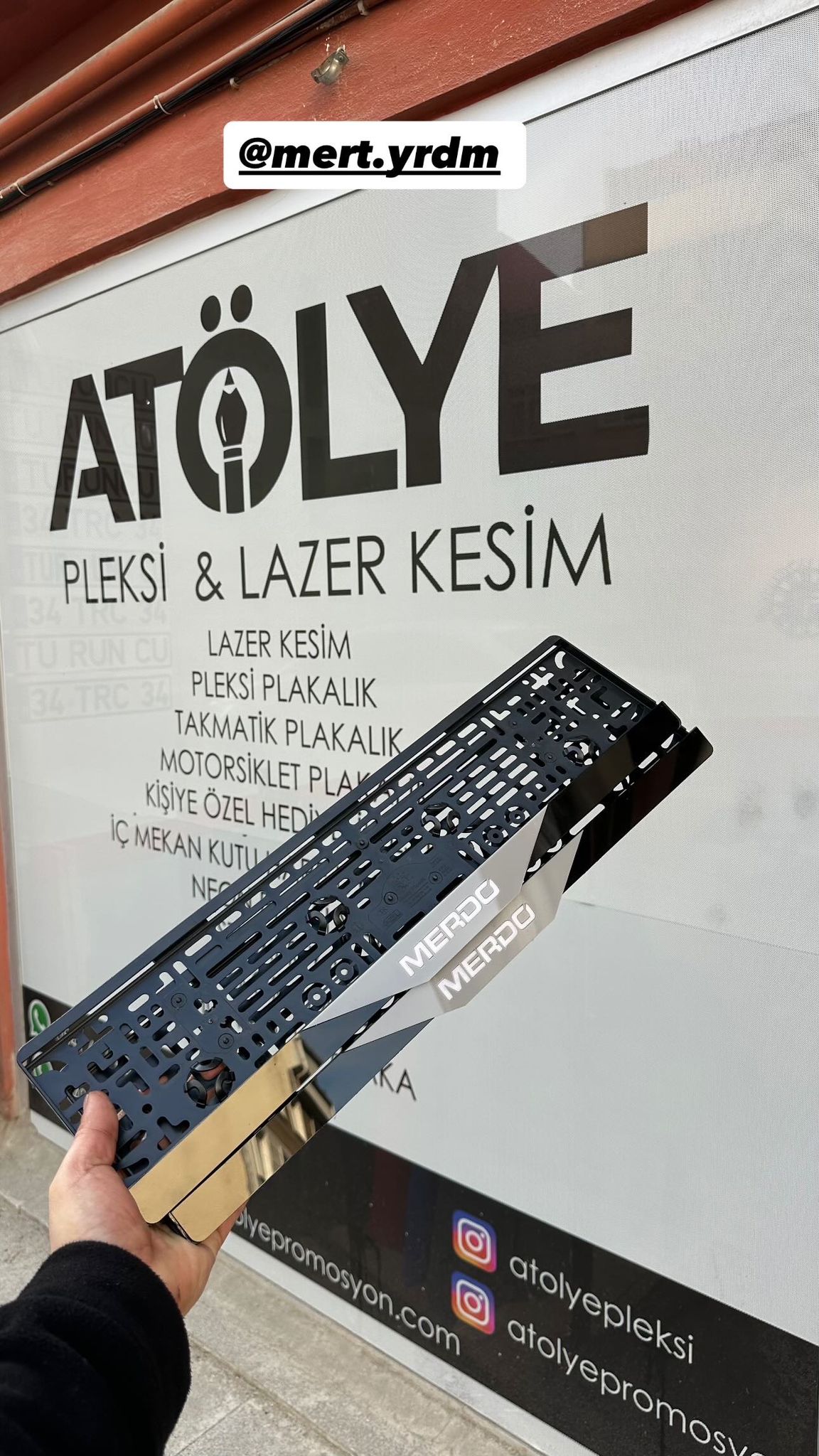 PLEKSİ DUBAİ TARZ PLAKALIK